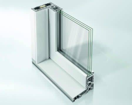 Przekrój drzwi Schüco LivIngSlide