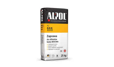Biała mocna zaprawa do silikatów - AZ 111