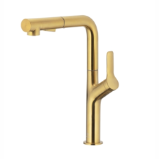 DUERO DESIGN GOLD bateria kuchenna z wyciąganą wylewką