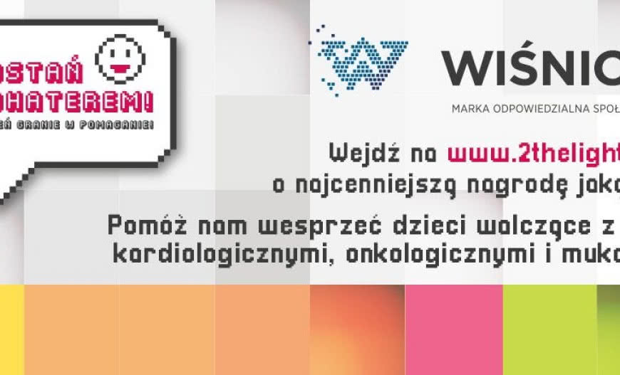 Tomasz Karolak ambasadorem akcji "Zostań bohaterem! Zamień granie w pomaganie" firmy Wiśniowski