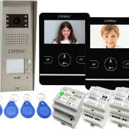 Zestaw domofonowy COSMO Video V2 z monitorem CYFRAL V-4 czarnym