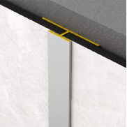 Aluminiowa listwa do płyt wodoodpornych płyt Rocko - łączeniowa (biała)