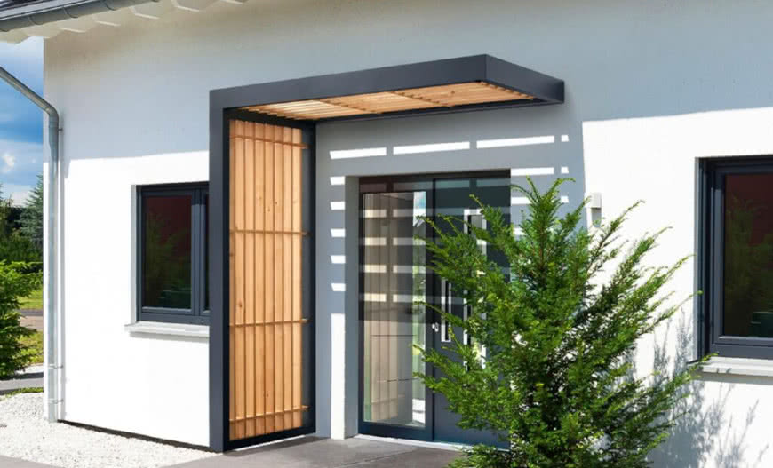 Zadaszenie BS Timber-Line: idealne połączenie aluminium, drewna i szkła
