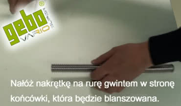 Gebo SuperVario. Elastyczna rura ze stali nierdzewnej